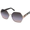 Guess GU7913 05Z | Occhiali da Sole Graduati o Non Graduati | Prova Online | Metallo | Esagonale | Nero, Oro rosa | Adrialenti