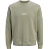 JACK & JONES Jjesoho Sweat Crew Neck Noos Pls - Plus Size, Vetiver, 3XL