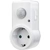 conecto CC-IM060 Adattatore per rilevatore di movimento ad infrarossi - installazione interna in presa, bianco, classe di protezione: IP20, campo di lavoro 120 ° / 9m