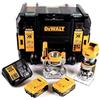 DEWALT Elettrofresatrice con adattatore per base fissa, DCW604P2-QW