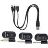 Guitar Wireless System Audio Wireless per Chitarra Elettrica e Basso Portata 100ft 20Hz-20kHz