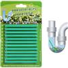 Generic Sturalavatore per scarichi - Set di 12 bastoncini di pulizia per tubi, lavello, doccia, vasca e servizi igienici | Sturalavatore ecologico ed efficace per eliminare rifiuti e odori