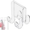 Xinhuju Gancio per porta doccia in acrilico, gancio per doccia su porta in - Gancio per porta in Vista, portasciugamani - Strumento per riporre accappatoi, asciugamano