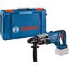 Bosch Professional 18V System Martello perforatore a batteria GBH 18V-28 D (KickBack Control, incl. panno pulizia, impugnatura suppl., calibro profondità, inserto, XL-BOXX, senza batteria/caricabatt.)