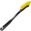 Generic Spazzola per la pulizia dei cerchioni, con manico ergonomico, spazzola portatile con setole robuste, strumento di pulizia durevole per pneumatici, cerchioni e passaruota, cura del veicolo