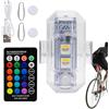 Generic Luci anticollisione automatiche - Luci lampeggianti senza fili, luci lampeggianti a LED senza fili | Luci anticollisione LED con telecomando per luci di segnalazione auto e moto