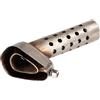 Generico Exact Muffler - Pipe Di Scarico Della Moto Universale | Silenziatore Esagonale In Acciaio Inossidabile Con DB Rimovibile | Muffler Di Scarico - Upgrade Scooter ATV In Moto