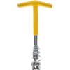 YASTA Chiave Smonta Candela 21mm Bussola Impugnatura a T Snodata Flessibile 360° Estrattore Corto per Candele Auto Moto Scooter Decespugliatore Attrezzo Meccanico Officina Riparazione
