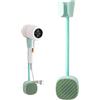 LearnLyrics Organizzatore Porta asciugacapelli, appendini per asciugacapelli per Bagno - Organizer per asciugacapelli da Bagno con Regolazione 360 Gradi,con avvolgicavo Mani libere Senza