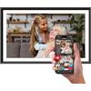 AGFAPHOTO - Realiview APF1560WIFI - Cornice digitale con connessione Wi-Fi - App Frameo, touchscreen HD da 15,6 pollici, memoria da 32 GB, funzioni meteo/orologio - Nero