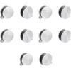 UNICRAFTALE 10 orecchini a pressione per cheloidi orecchini a clip punk in acciaio inossidabile, orecchini a compressione a spirale, leggeri, senza piercing, regalo per donne e ragazze, Acciaio