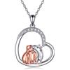 HUKKUN Regali Capybara Collana Capybara Collana con pendente Capybara in argento 925 Gioielli Capybara per donne e