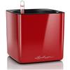 LECHUZA CUBE Glossy 16 Rosso Scarlatto High Gloss 13522