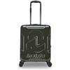 Invicta Trolley Travel - Bagaglio a Mano - Grigio - 33 Litri, Rigido da Cabina con 4 Ruote Girevoli