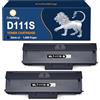 ColorKing MLT-D111S Sostituzione Compatibile per Samsung D111S MLT-D111L Toner per Xpress M2026W M2026 M2070FW M2070 M2070W M2070F M2020 M2020W M2021 M2021W M2022 M2022W M2071 M2078W (Nero, 2-Pack)