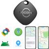 VOCOlinc Android Smart Tag Compatibile con Android Google Funzioni Trova o iOS Apple Dov'è App, Bluetooth Localizzatore Trova Oggetti per Chiavi/Portafoglio/Bagaglio/Zaino Borsa, 1 Pezzi Nero