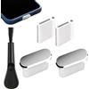 Generic Tappo di Polvere USB C - Tappo del Foro di Ricarica del Dispositivo, Protezione Porta in | Closura Durevole Closure, Protettore connettore Tablet, Blocco di Jack Impermeabile, Saver a Presa