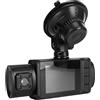 Plyisty Dash Cam a 3 Canali, HD 1080P Telecamera Interna Anteriore e Posteriore con Display da 2 Pollici, Supporto per Videocamera per Auto Registrazione in Loop, Rilevamento di