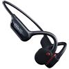 KOAIEZ Cuffie A Conduzione Ossea Per Il Nuoto (20 Metri Di Profondità), Auricolari Bluetooth 5.3 Leggeri E Senza Fili, Impermeabili, Per La Corsa, L'Escursionismo E La Bicicletta,Nero