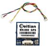 Luzhengyang Modulo GPS doppio BN-880 con bussola per APM PIX4, controllo ad alta precisione, miglior modulo GPS Tracker per la massima precisione, adatto per controller open source, per Dron