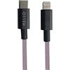 Design Letters USBC to Lightening Cable 1 M | Cavo Lightning a USBC Caricatore Cavo iPhone Compatibile con Apple iPhone | Cavo di ricarica per iPhone Certificato CE, certificato RoHS e REACH