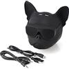 Wakects Altoparlanti Bluetooth Bulldog, Altoparlante Wireless con Microfono Integrato, Altoparlante Stereo di Basso Design per Halloween Feste Esterni