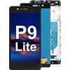 Generic SHOWGOOD - Schermo LCD per Huawei P9 Lite con cornice di ricambio per display LCD Huawei P9 Lite VNS-L31 L21 L19 (nero senza cornice)