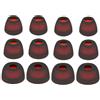 Rhinenet Rhinent - Tappi in silicone premium per fascio d'onda JBL, tappi per le orecchie TWS a fascio Tune - Custodia di ricarica adatta, compatibile con manopole / flex 2 pollici Auricolari SML 12 pz