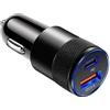 SHOOYIO Adattatore Accendini Sigarette Ricarica Rapida 3.1A Adattatore di Ricarica Del Telefono Dell'automobile Doppia Porta USB C Adattatore di Ricarica Veloce Per Il Telefono