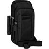moex Dex - Custodia per Google Pixel 8 Pro, da uomo, con tracolla, clip per cintura e moschettone, resistente, impermeabile, colore: Nero