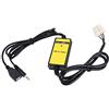 Qoekacy Adattatore per lettore MP3 USB AUX Cambio CD Musica Digitale per Auto 3,5 mm per interfaccia 2/3/5/6/CX7/MX5/MPV/Miata/Tribute /RX8