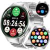 KALPADIVES Orologio Smartwatch Uomo 1,75 AMOLED con Chiamate Bluetooth, Monitoraggio Battito Cardiaco Ossigeno nel Sangue, Sonno Tracker Fitness, IP67 Impermeabile Compatibile con Android iOS Assistente Vocale
