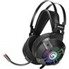 Marvo HG9015G, cuffie con microfono, controllo del volume, nero, 7.1 (virtuale), USB