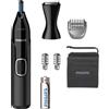 Philips Serie 5000 Nose Trimmer Serie 5000 NT5650/16 Rifinitore per naso, orecchie e sopracciglia con 5 accessori