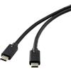 Renkforce RF-4531576 Cavo USB 2 m USB 3.2 Gen 2 (3.1 Gen 2) USB C Nero (RF-4531576)