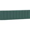 vidaXL Cuscino testiera "Hanko" Verde scuro 180 cm Velluto