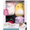 Squishmallows - Peluche Micromallows 6,5 cm, set da 4 pezzi, multicolore