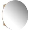 VICCO Specchio contenitore bagno Vicco Loki Rovere dorato 70 x 70 cm con 2 scomparti, Model 56233