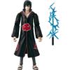Bandai Anime Heroes Naruto Shippuden Sasuke Taka Figurina, 17 cm, Bandai, con mani extra