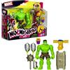Hasbro Hulk MixMashers Deluxe Marvel Figurina, 12 cm, personalizzabile, da mescolare e combinare, con accessori, dai 4 anni in su