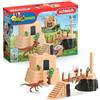 SCHLEICH Set di gioco Avventura nel tempio perduto, Schleich 42657 Dinosaurs, con Monolophosaurus, per bambini dai 5 anni in su