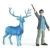 SCHLEICH Personaggi Harry Potter e il suo Patronus, Schleich 42680, giocattolo per bambini dai 6 anni in su