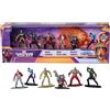 JACQUELINE RIU Set di figurine Marvel Guardians of the Galaxy, 6 figurine in metallo da 4 cm, Star-Lord, Rocket, Groot, Nebula, Gamora, Drax
