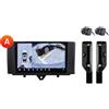 OEM Lettore multimediale per auto, con funzionalità audio avanzate, sistema di navigazione, compatibile con Smart fortwo dal 2011 al 2015. Sistema intelligente per auto, modello V1 Plus 360 (6GB-128GB) - A