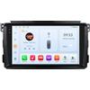 OEM Autoradio, dimensioni dello schermo, compatibilità con smartphone, compatibile con Smart Fortwo 451 dal 2005 al 2010, modello QS8 (8G 128G 4GLTE)