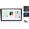 OEM Lettore multimediale per auto, display touchscreen, lettore audio, compatibile con Toyota Auris Mk1 (E150) dal 2006 al 2012, ventola di raffreddamento integrata, navigazione GPS Android, modello V7 (8GB-256GB)