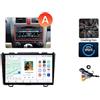 OEM Autoradio, compatibile con smartphone, lettore multimediale, compatibile con Honda CR-V Mk3 (RE) dal 2006 al 2012, ventola di raffreddamento integrata, navigatore GPS Android, modello V7 (6GB-128GB) - A