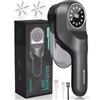 Bubbacare Levapelucchi Elettrico, Togli Pelucchi Elettrico Portatile con Display LED, 2 Velocità Regolabili, Spazzola a 6 Lame, Levapelucchi Ricaricabile USB per Rimuovere Lanugine (Nero)