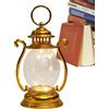 Berriphonia Lanterna vintage - lanterna rustica, luce esterna ricaricabile portatile | Lanterna da campeggio impermeabile, lampada da luminosa, luce di emergenza regolabile, lanterna a batteria a batteri