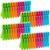 SZCXDKJ 48 fermagli per vestiti in plastica, clip per trapunte per asciugamani, antivento e antiscivolo, forti e durevoli, ganasce e molle a molletta con forte forza di serraggio